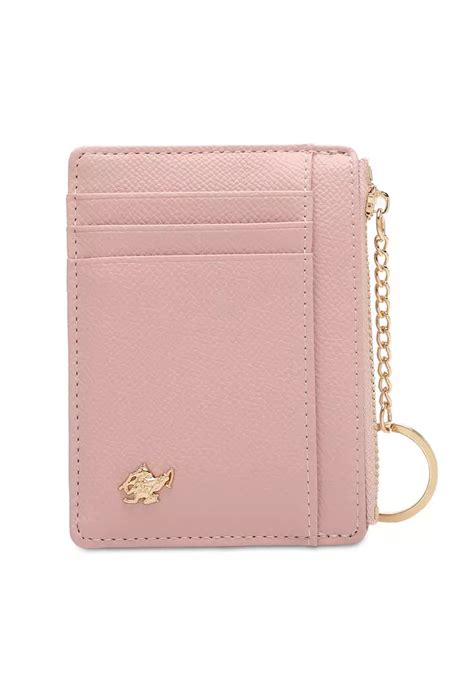 WOMEN'S LUXURY PINK COIN AND CARD HOLDERS 